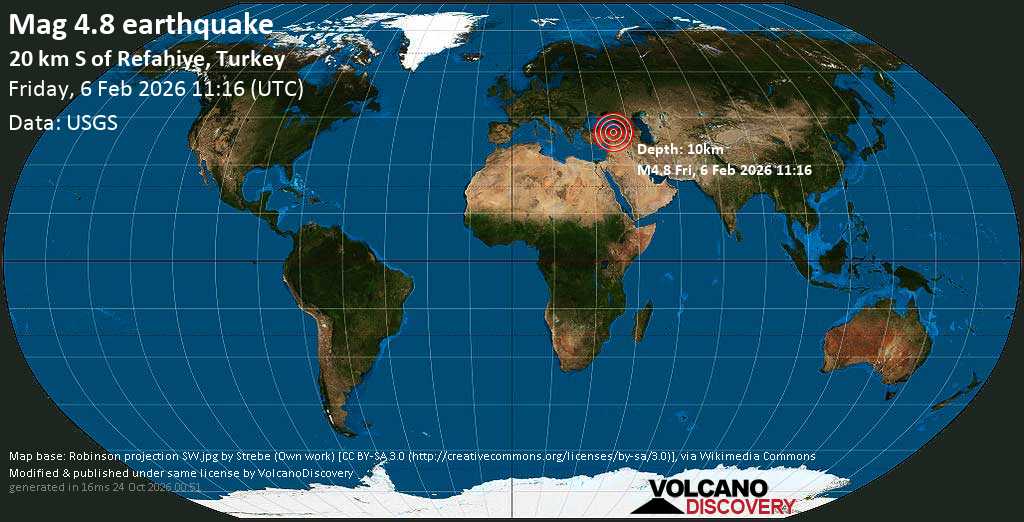 Moderate Mag Earthquake Km West Of Erzincan Turkey Quakemap 22694658.