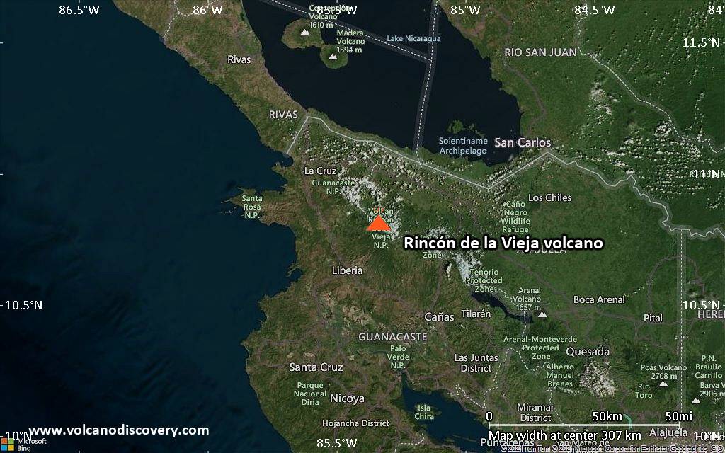 Rinc N De La Vieja Volcano Costa Rica Activity Update Jan 9 2026 Volcanomap 9 87 