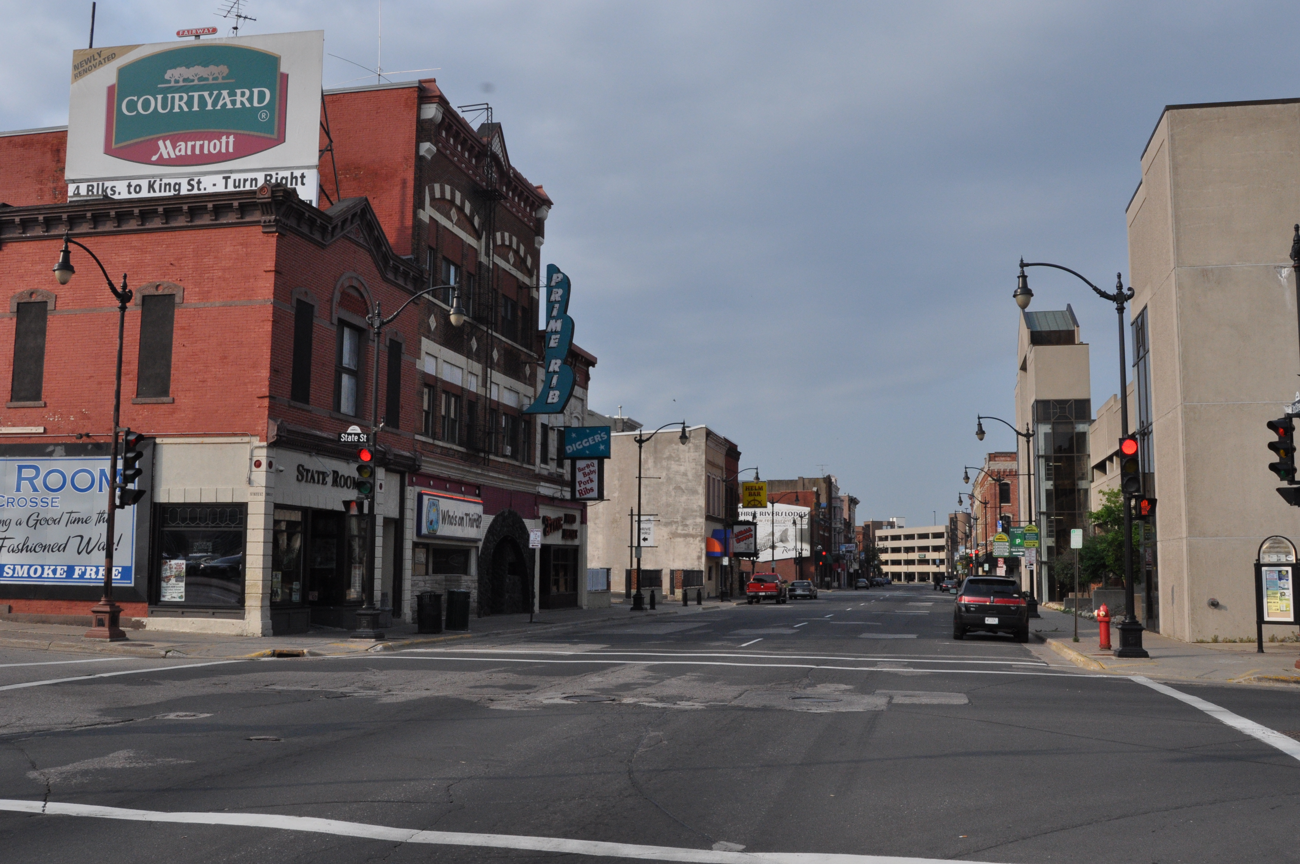 Sunday morning ghost town