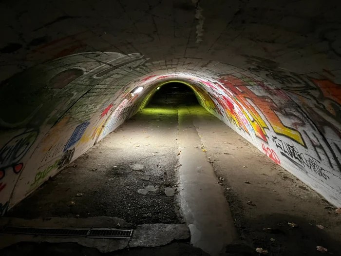 der Tunnel im Heimatdörfchen