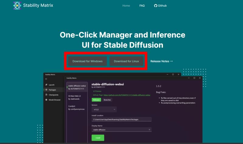 Stability Matrix Voltaml - Gorgeous Light Pattern - Full HD