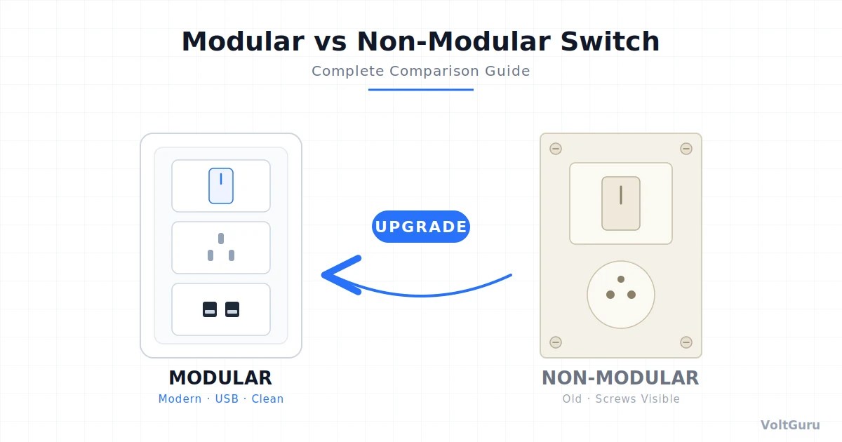 modular vs non-modular switch comparison