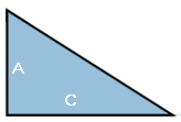Cette formule s'applique au triangle rectangle en multipliant la longueur des deux côtés du triangle qui ne sont pas l'hypothénuse, ici a b ab ab et a c ac ac. Calcul d'aire d'un Triangle Rectangle