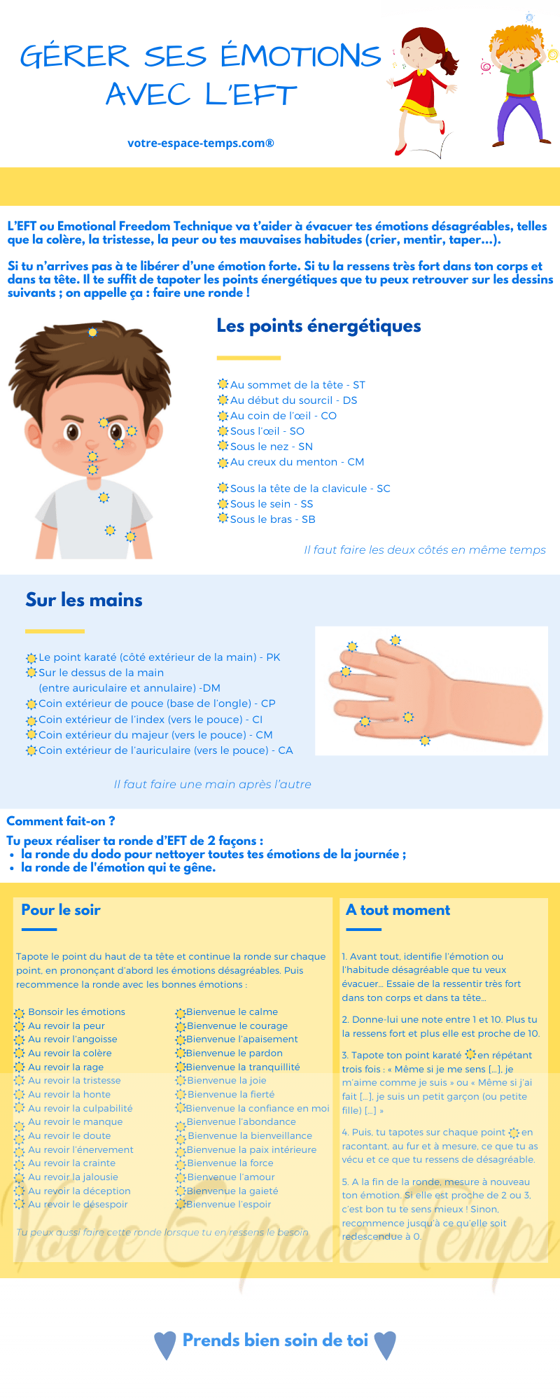 Eft Technique De Libération émotionnelle Pour Enfants