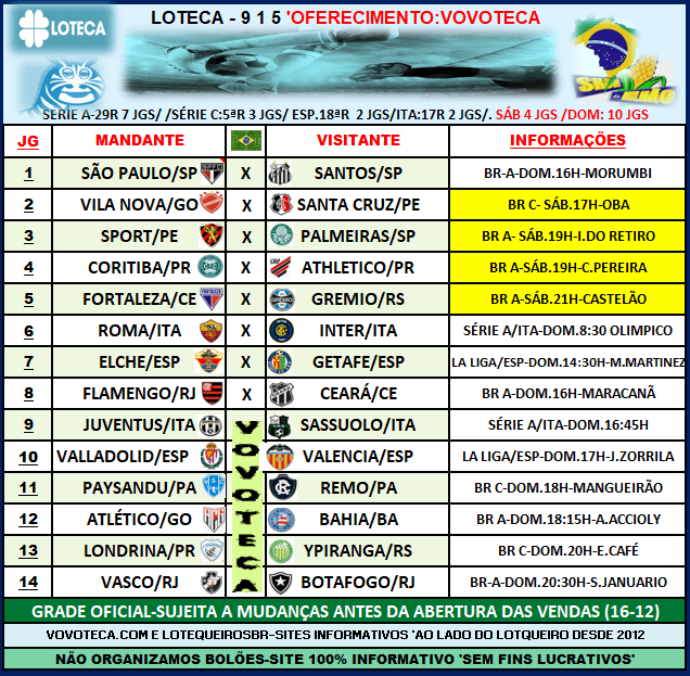 915 PROGRAMAÇÃO 1