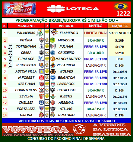 1222 PROGRAMAÇÃO
