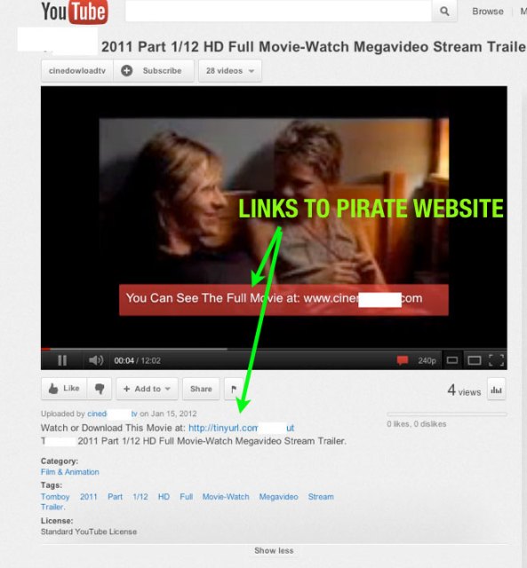 sample1 YouTube Content ID fail