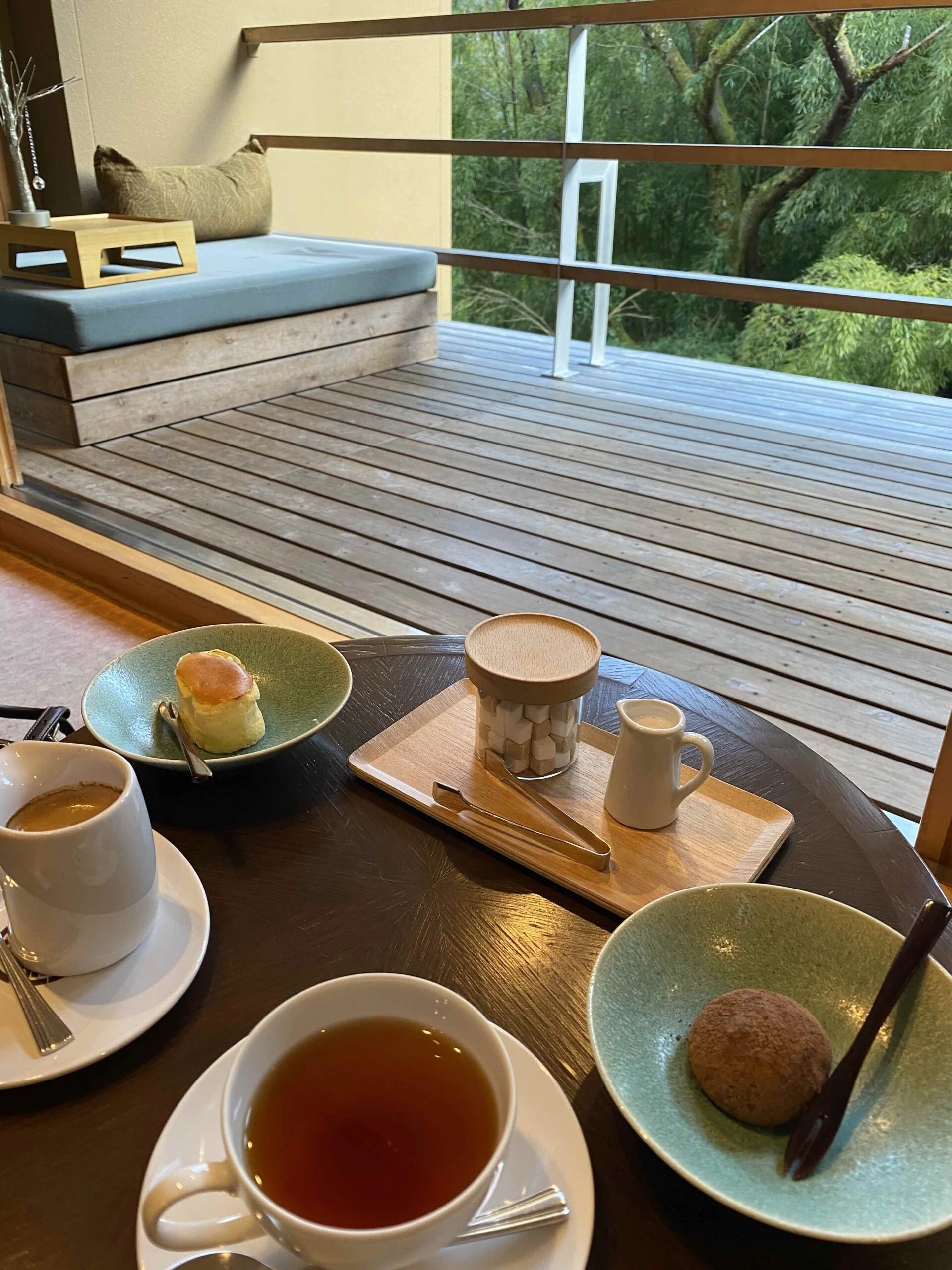 ウェルカムスイーツとウェルカムドリンク