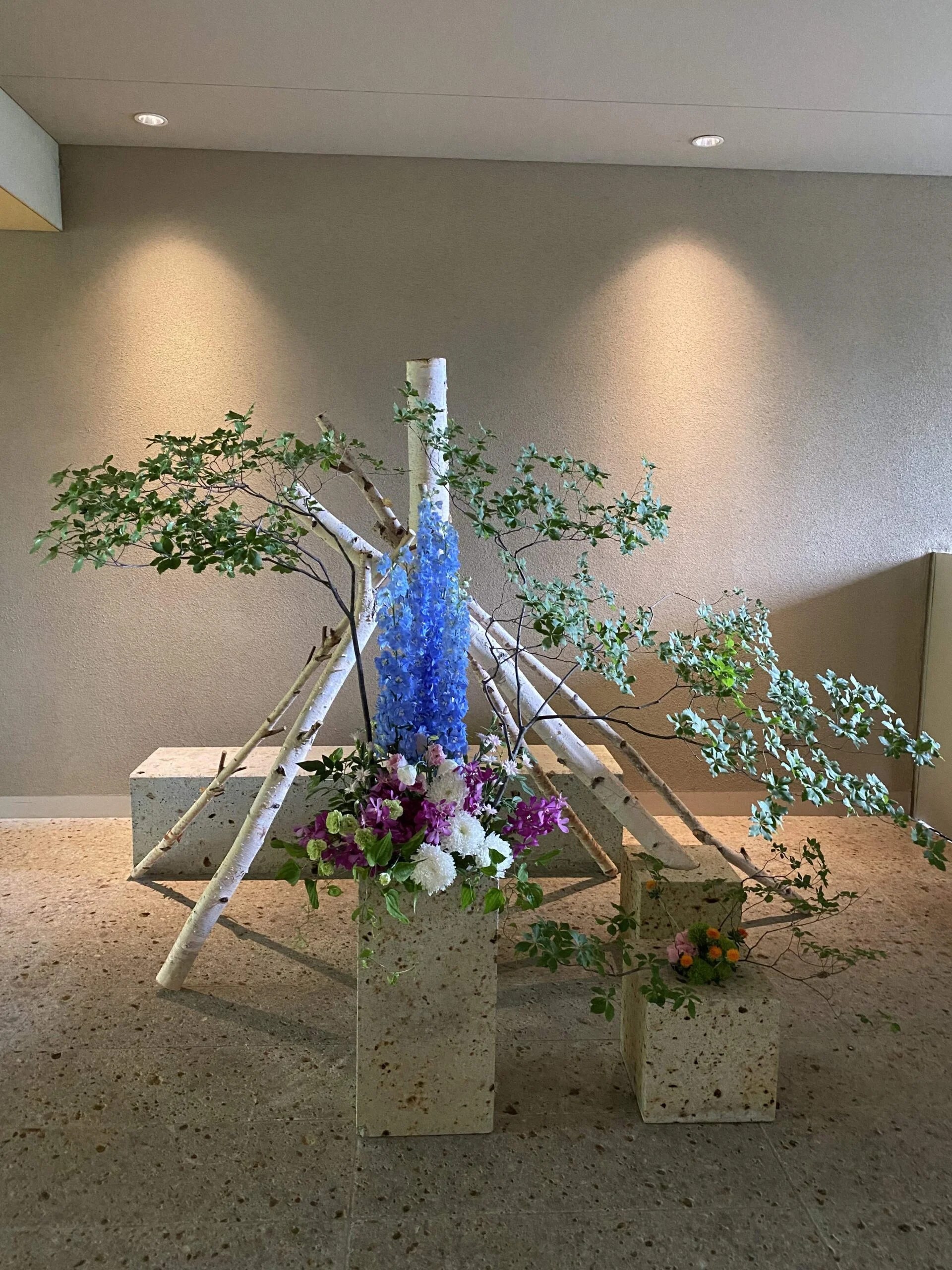 エントランスのお花