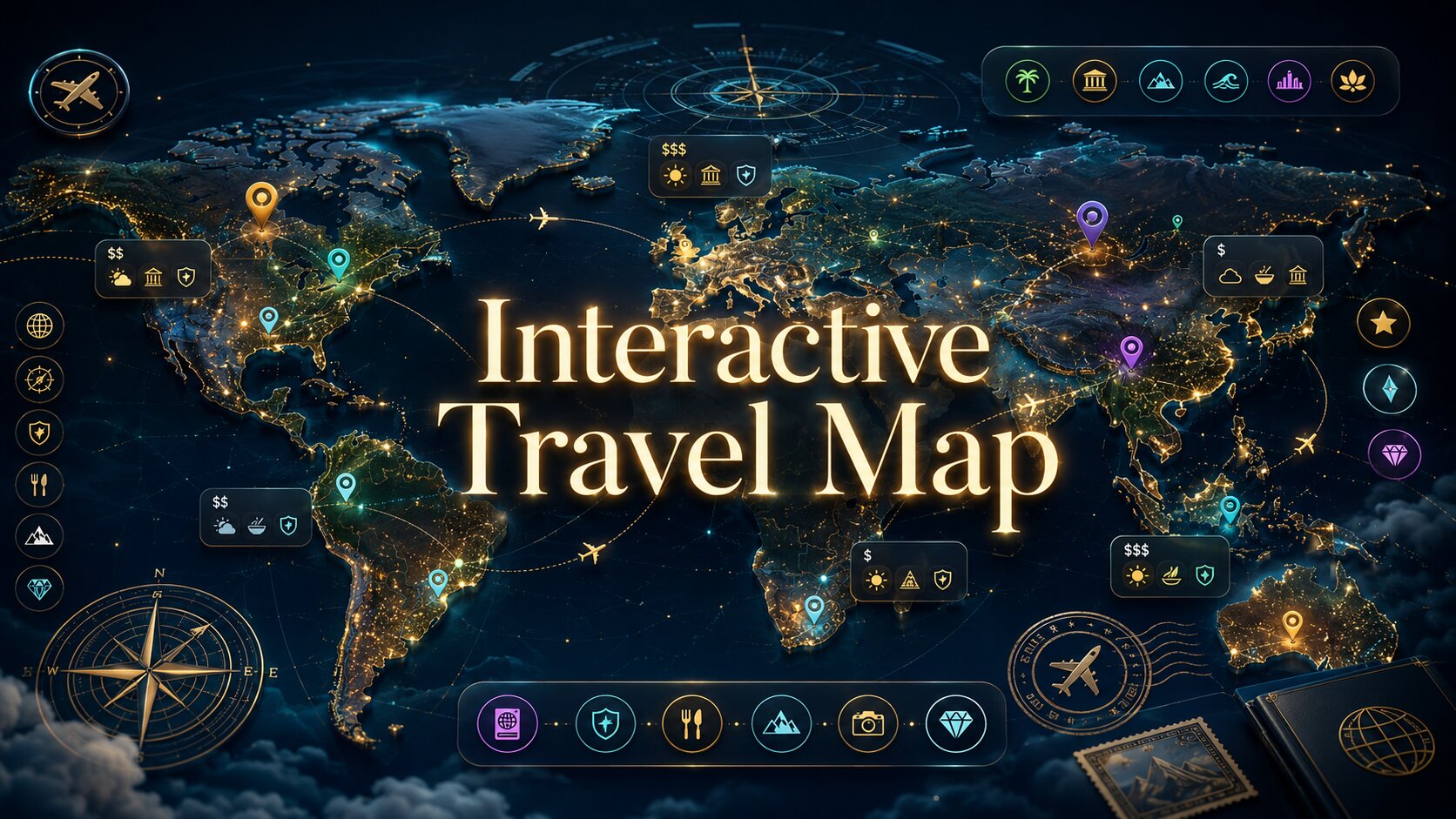Recommended Travel Resources Free Planning Tools VOYASEE INTERACTIVE TRAVEL MAP 