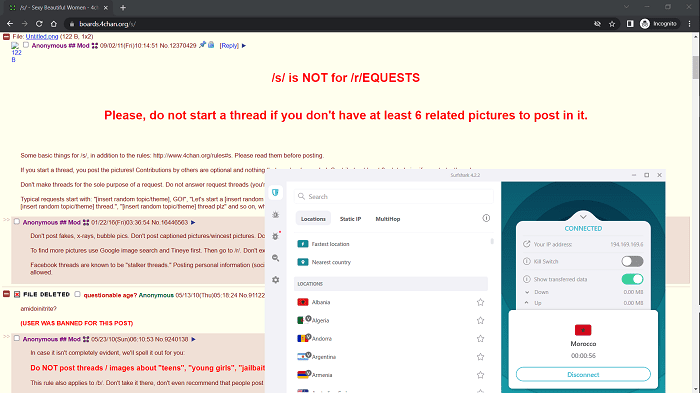 5 Best VPNs For 4chan In 2026 Tested Verified Surfshark 4chan Morocco Server 