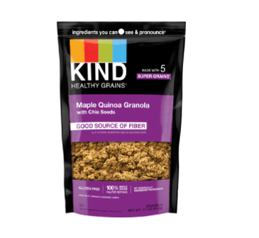 Kind Healthy Grains Clusters Gluten Free Maple Quinoa