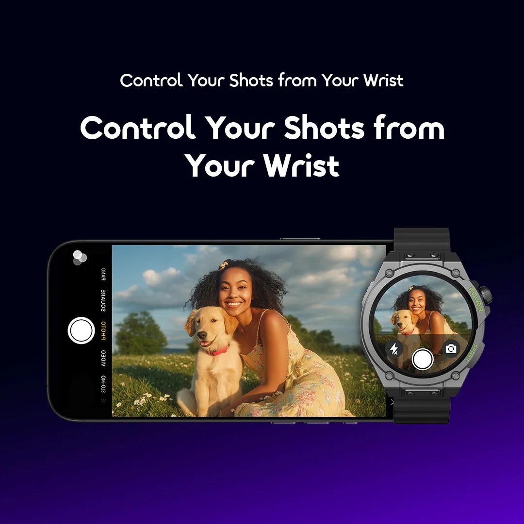 oraimo Watch Nova RV 1.39" HD Video Watch Faces IP68 Smart Watch OSW-822N - Image 11