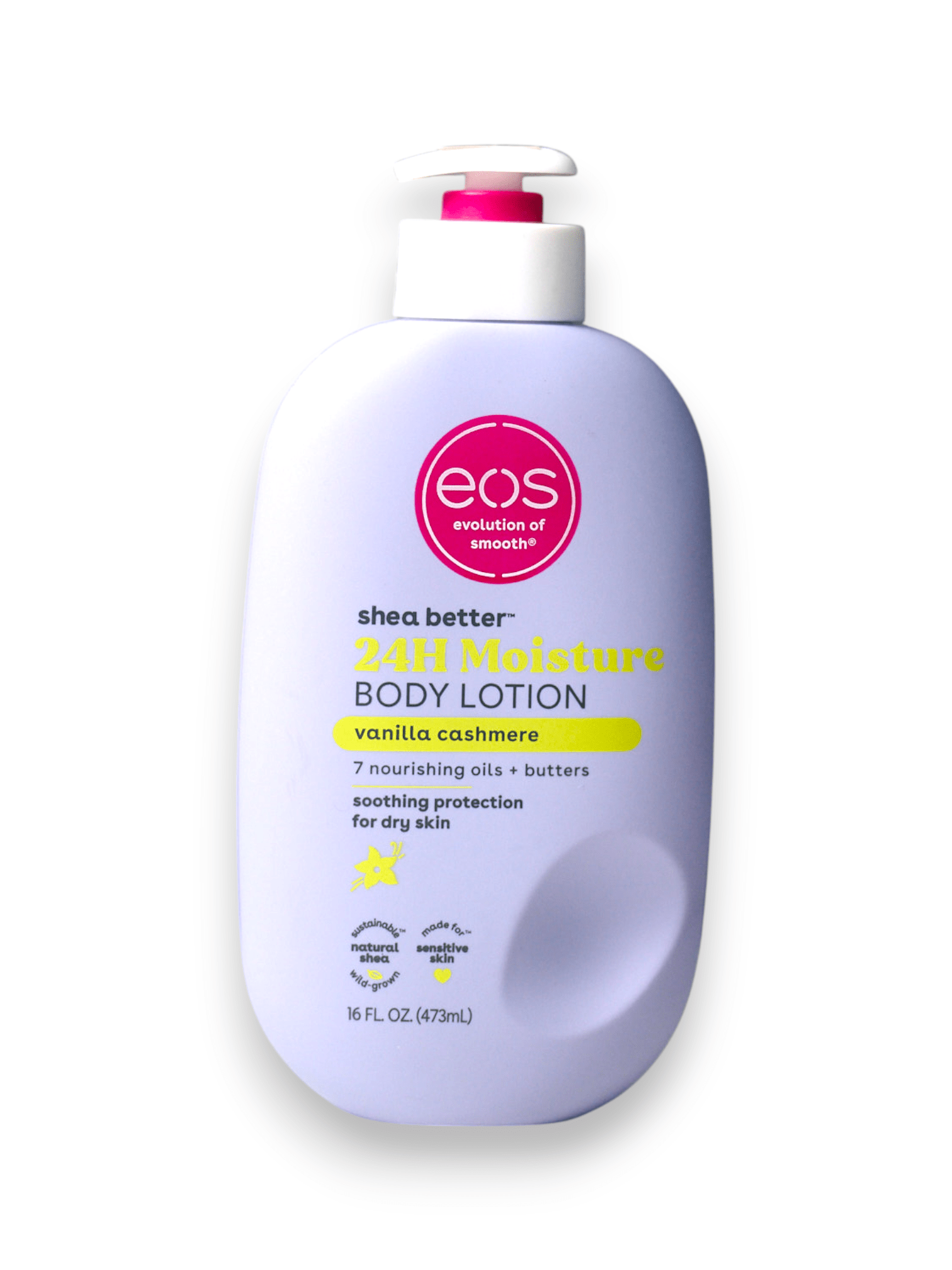Eos body 24H moisture lotion in vanilla cashmere