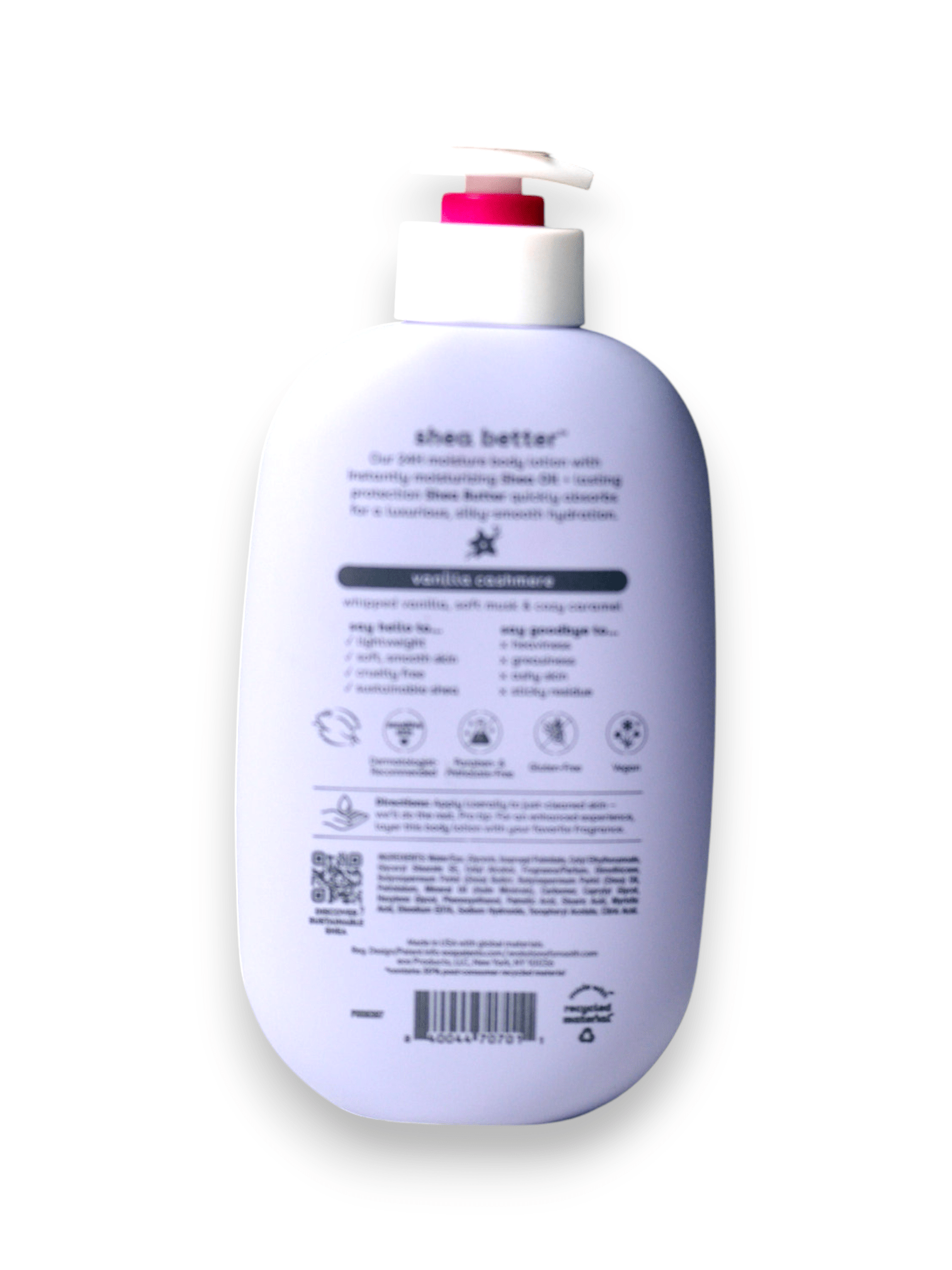 Eos body 24H moisture lotion in vanilla cashmere - Image 2