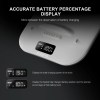 Display som visar status för ditt B100 Batteri