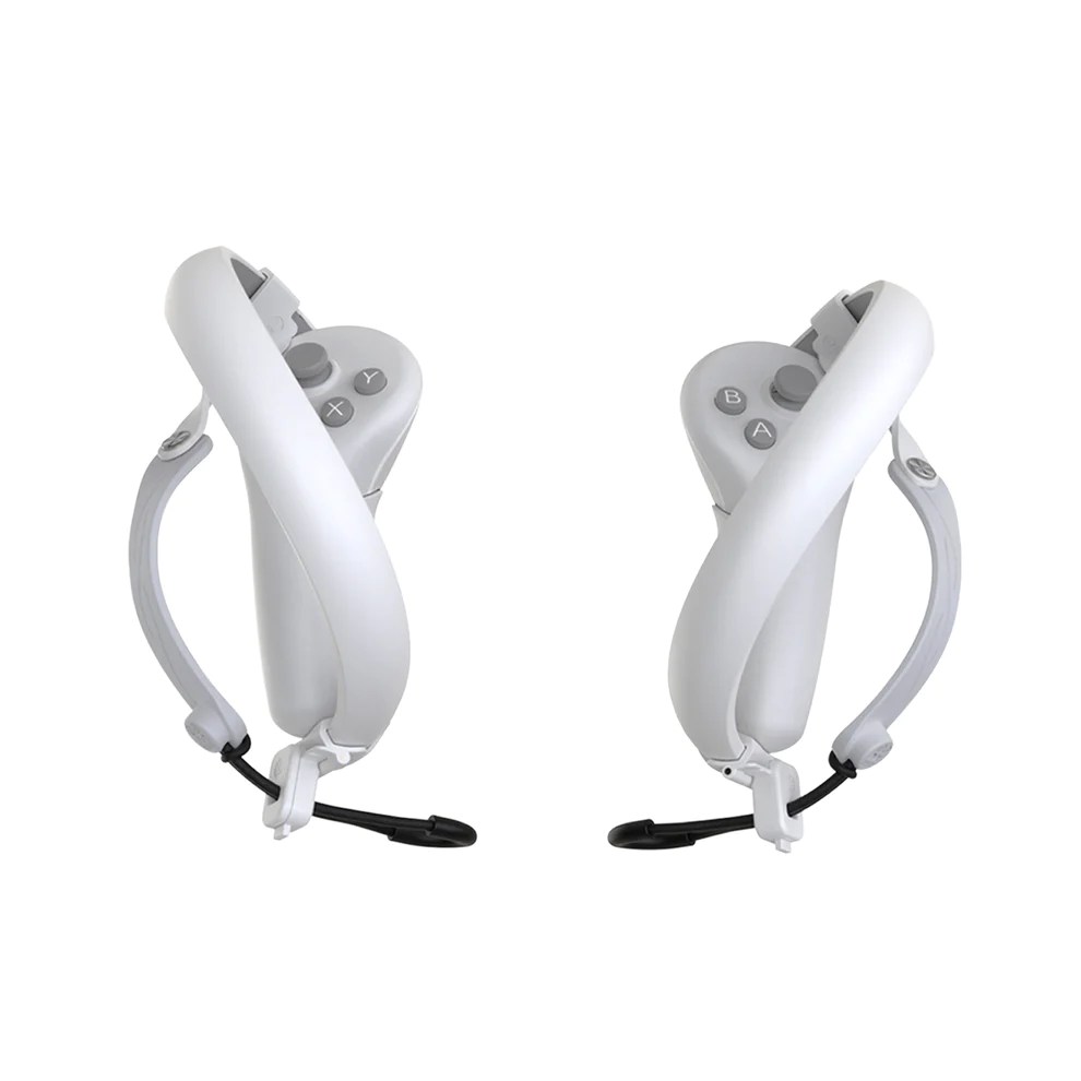 Play safely with the Pico 4 Controller Grip, a strap grip that goes over the back of your hand. An accessory that makes your VR experience better.