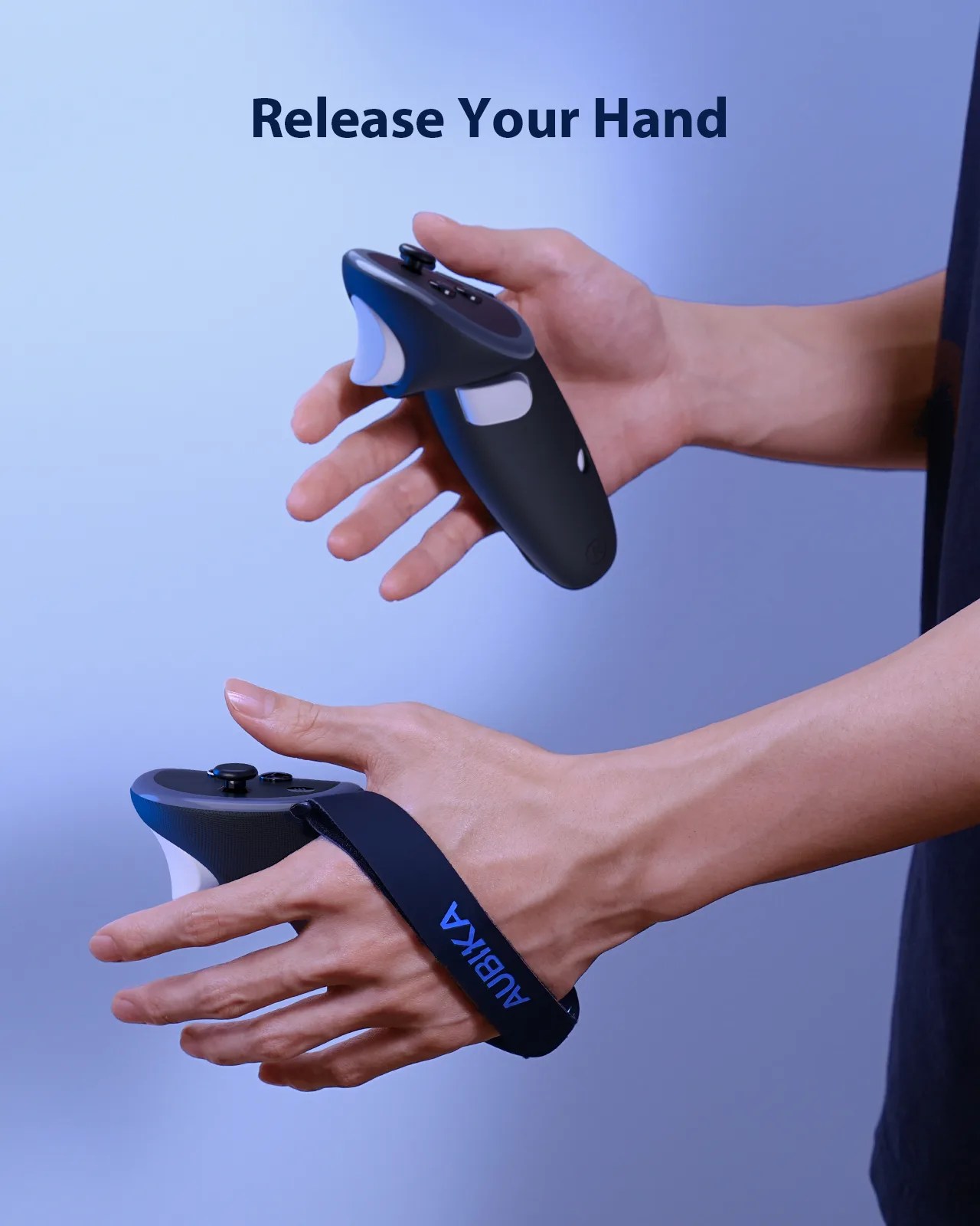 The Aubika Meta Quest 3/Meta Quest 3S charging handle is comfortable and stable, allowing you to relax your hands while playing