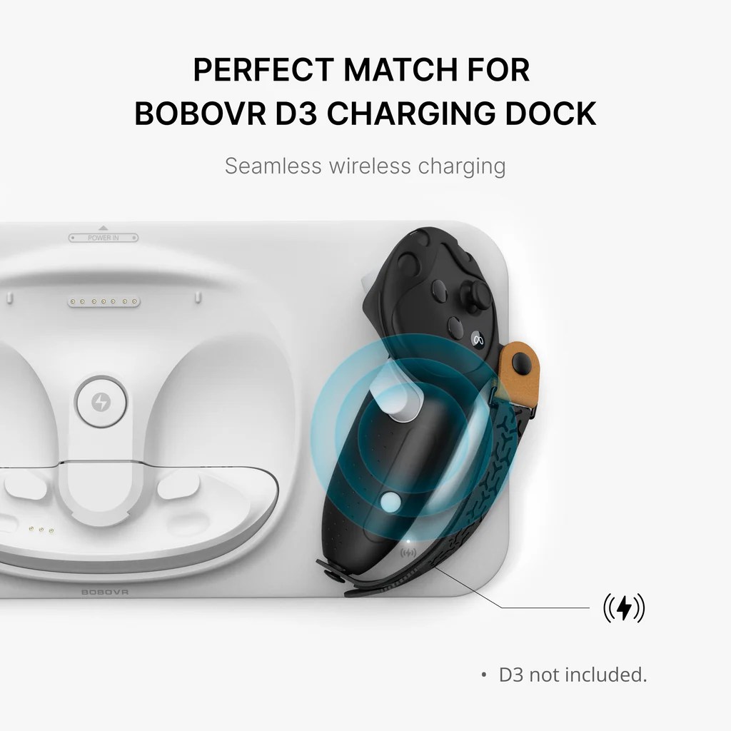 The BoboVR G3 Plus is a perfect match for the BoboVR D3 charging stand.