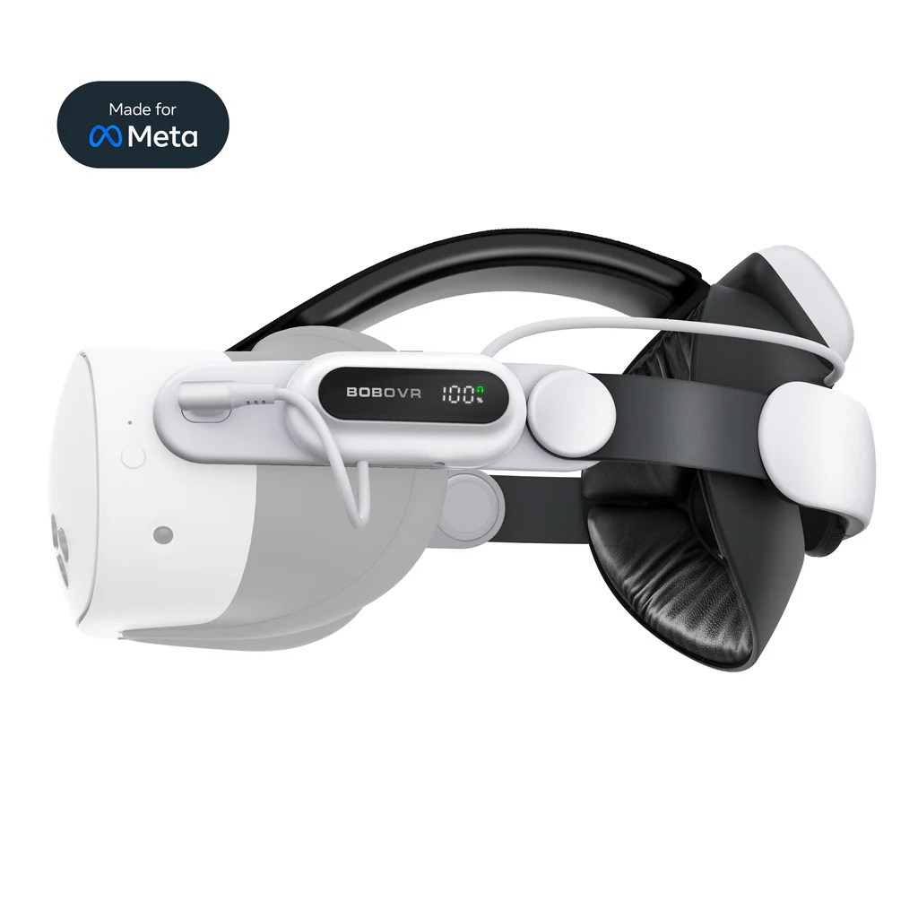 BOBOVR E3 Pro Elite Strap with Battery - Meta Quest 3 and Meta Quest 3S