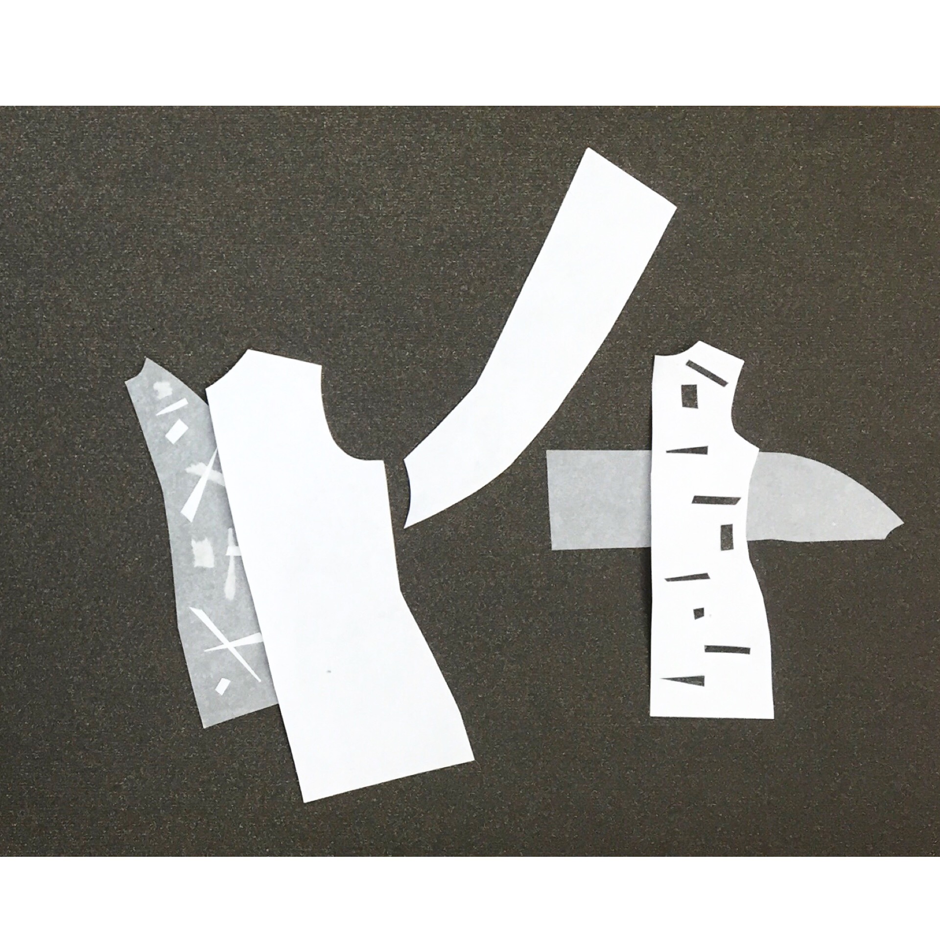 Pattern Obsession Collage 5, 2016, Paper, 8x10 in