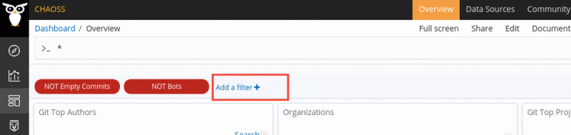 Filtering Data Grimoirelab Tutorial - Landscape Patterns - Creative Desktop Collection