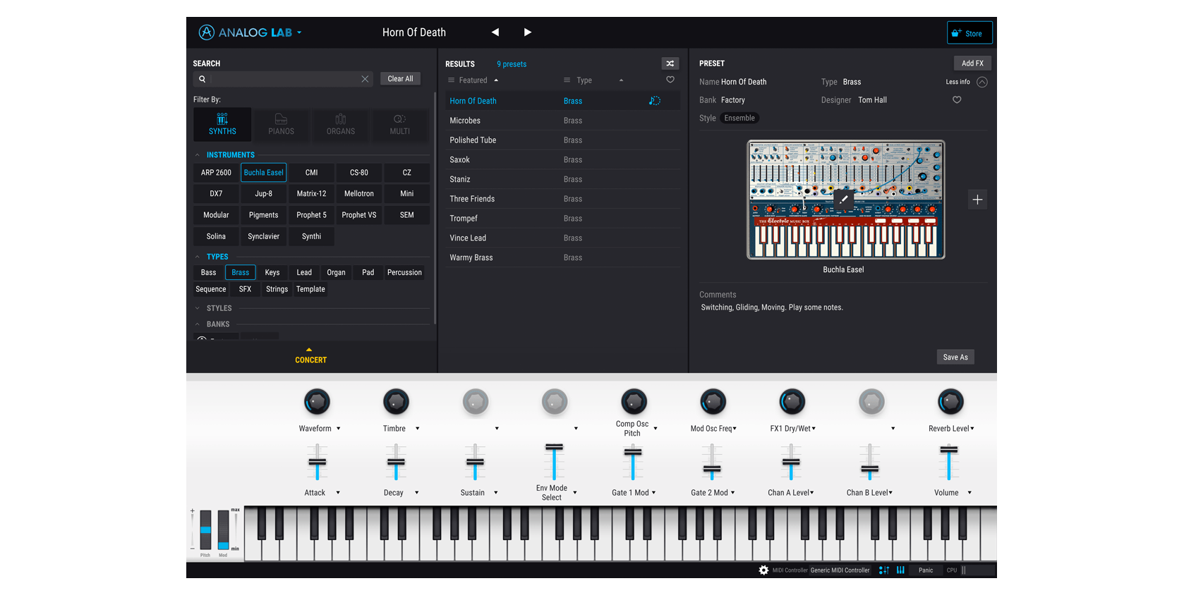 Arturia – Analog Lab 4.0.3.2918 STANDALONE, VSTi, VSTi3, AAX x64