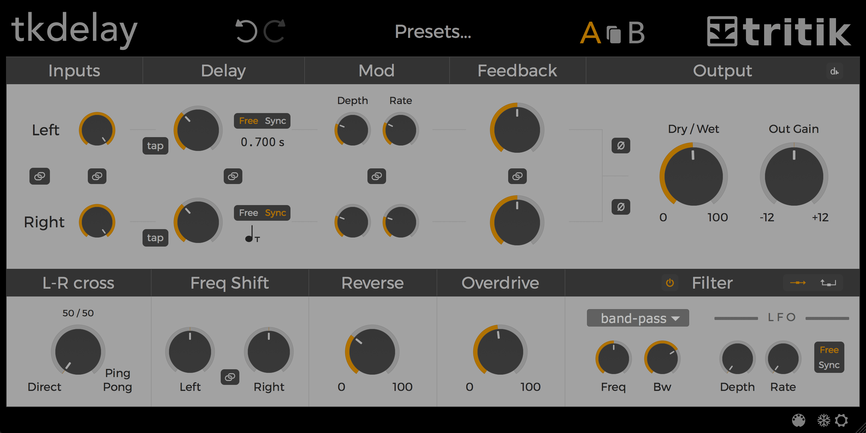 Tritik – tkDelay 1.4.6 VST, AAX, AU WIN.OSX x86 x64