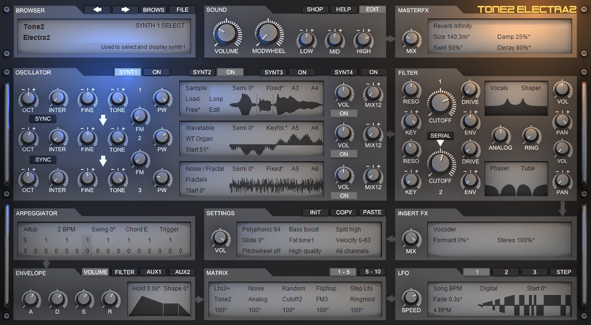 Tone2 – Electra 2.7.5 STANDALONE, VSTi x64