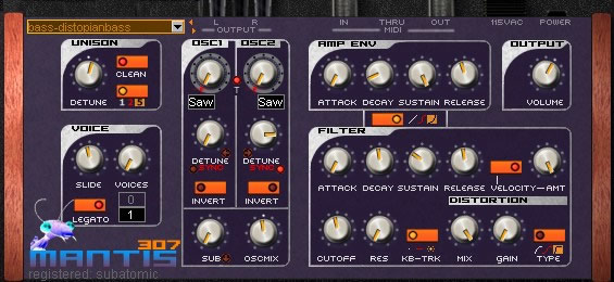 Subatomic Labs – Mantis307 v1.9.6.1 VSTi x86 x64