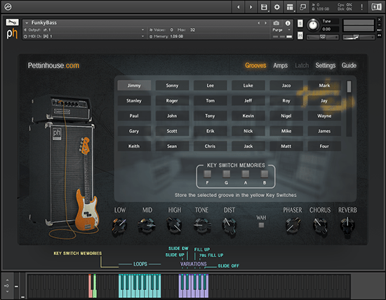 Pettinhouse – FunkyBass 1.1 (KONTAKT)