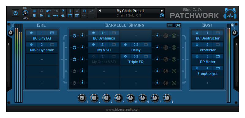 Blue Cat Audio – Blue Cat’s PatchWork 2.43 STANDALONE, VST, VST3, RTAS, AAX, AU WIN.OSX x86 x64