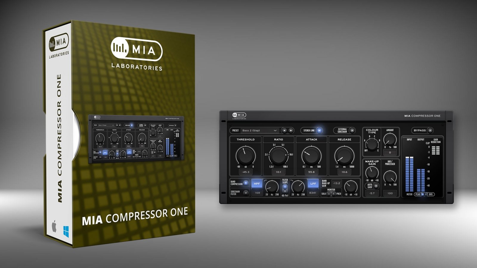 Plugivery & MIA Laboratories – Mia Compressor ONE 1.1.0 VST, AAX x64