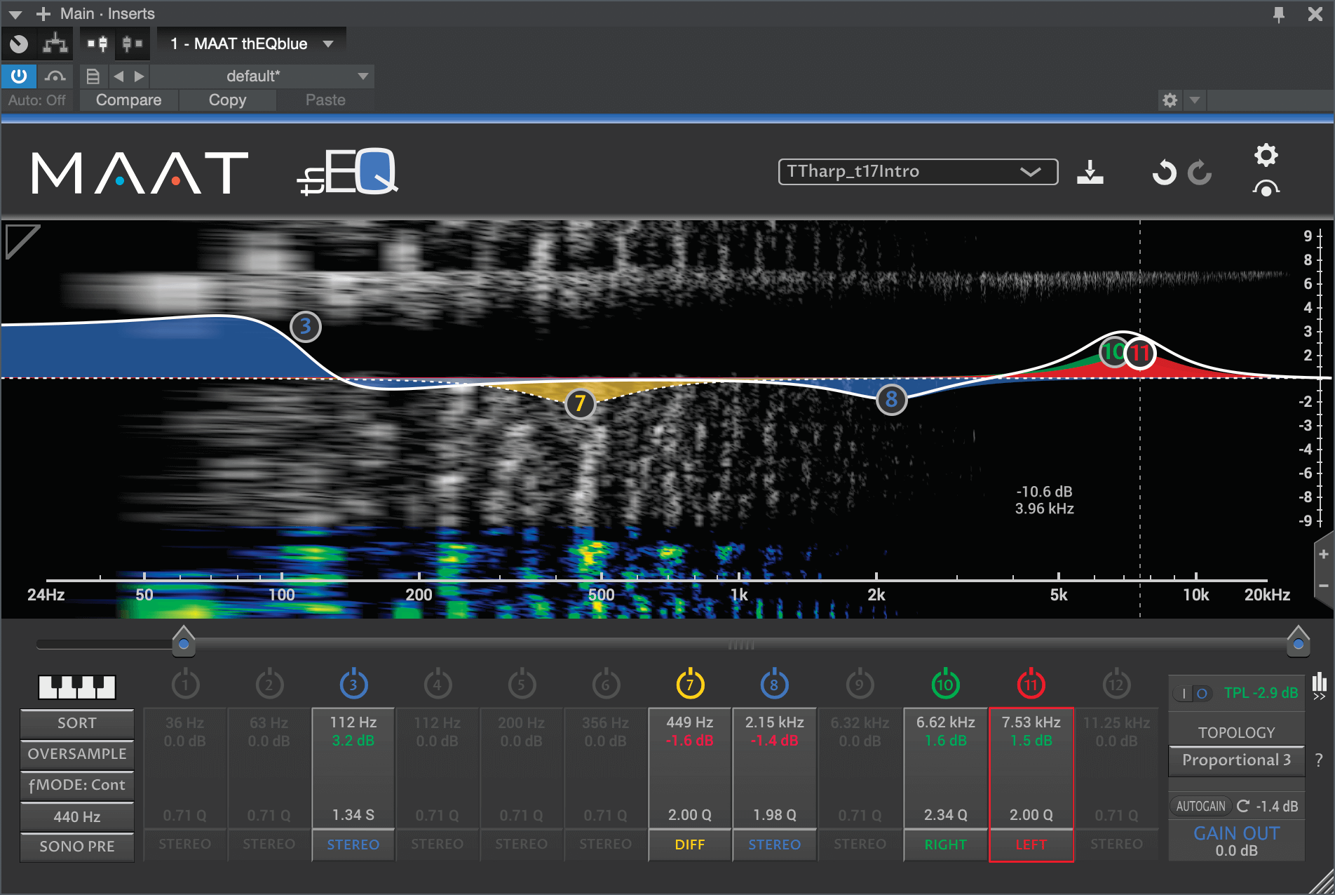 MAAT – thEQblue v3.0.3 VST, VST3, AAX x86 x64