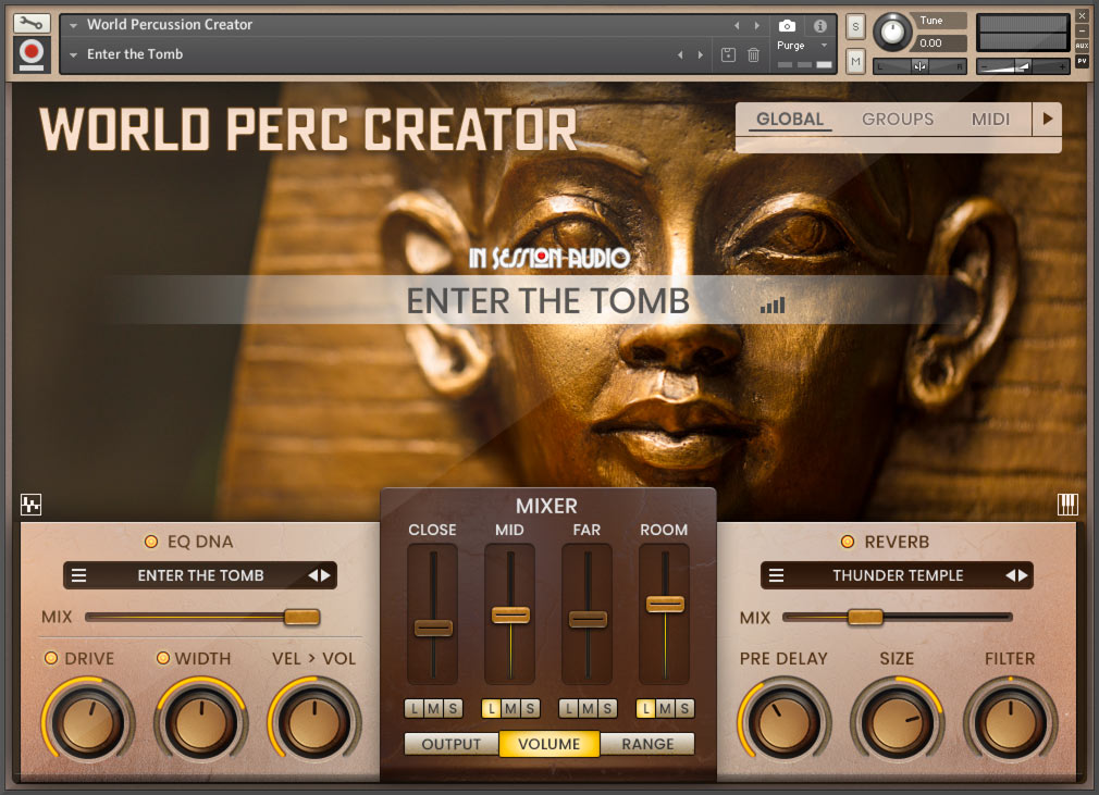In Session Audio – World Percussion Creator (KONTAKT)