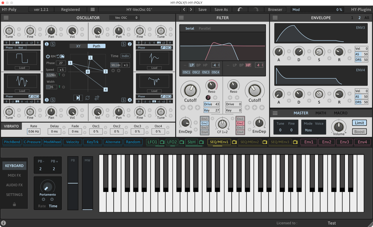 HY-Plugins – HY-POLY 1.2.5 VSTi, VSTi3, AUi WIN.OSX x86 x64