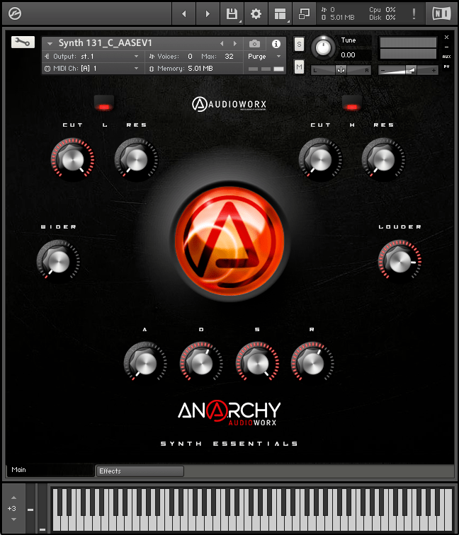 Anarchy Audioworx – SYNTH ESSENTIALS VOL. 1 (KONTAKT)
