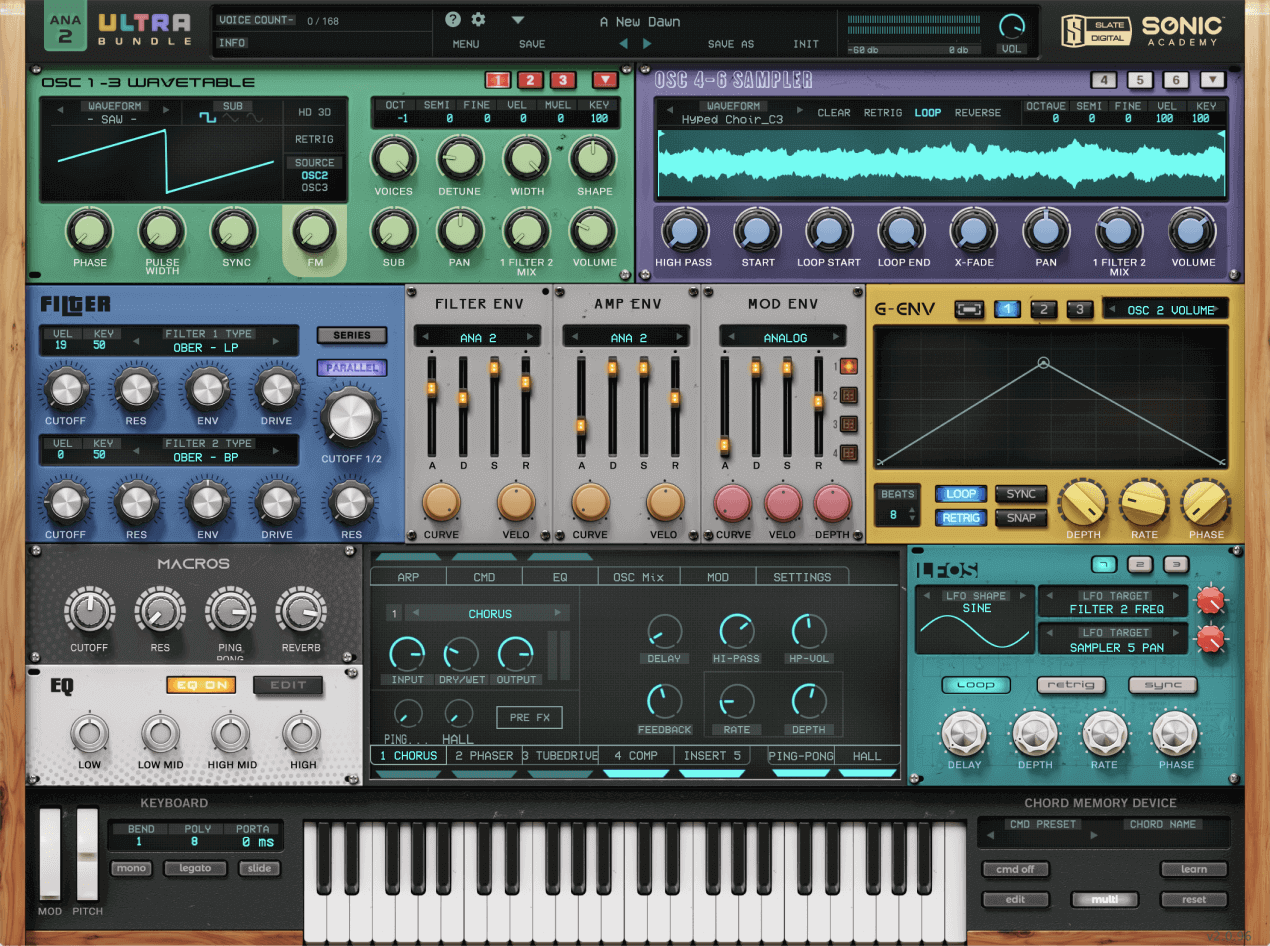 Sonic Academy & Slate Digital – ANA 2 Ultra Bundle 2.0.99 VSTi, VSTi3, AAX x64