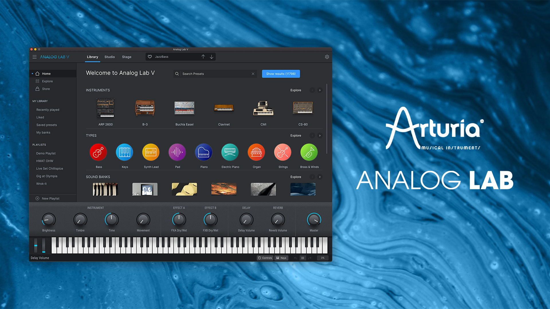 Arturia – Analog Lab V v5.5.1.2692 STANDALONE, VSTi, VSTi3, AAX x64 REV2