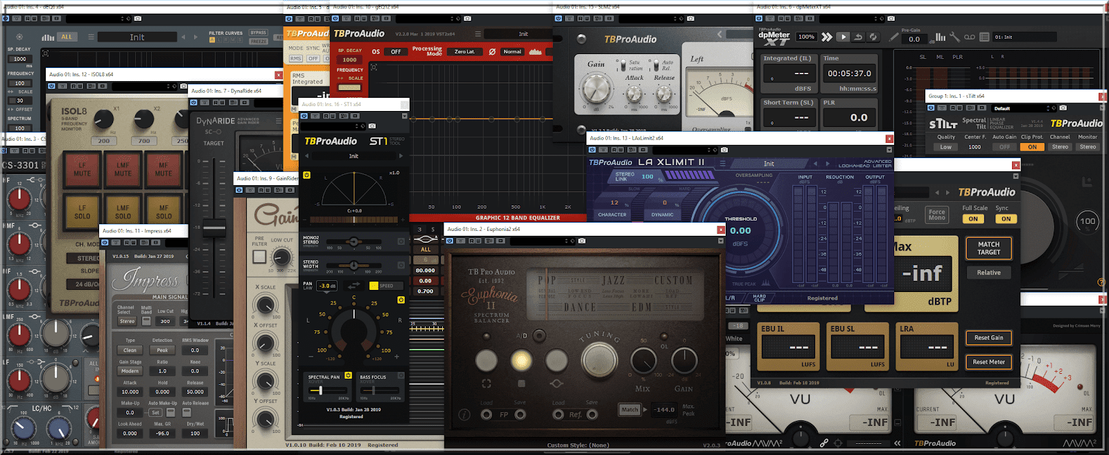TBProAudio – Bundle VST, VST3, AAX, x64
