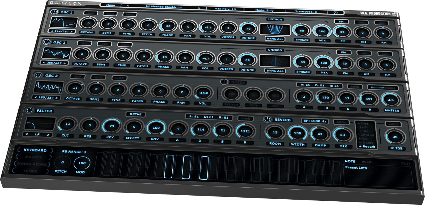 W.A Production – Babylon v1.0.3 (+EXPANSIONS) VSTi, VST3i, AAX x64