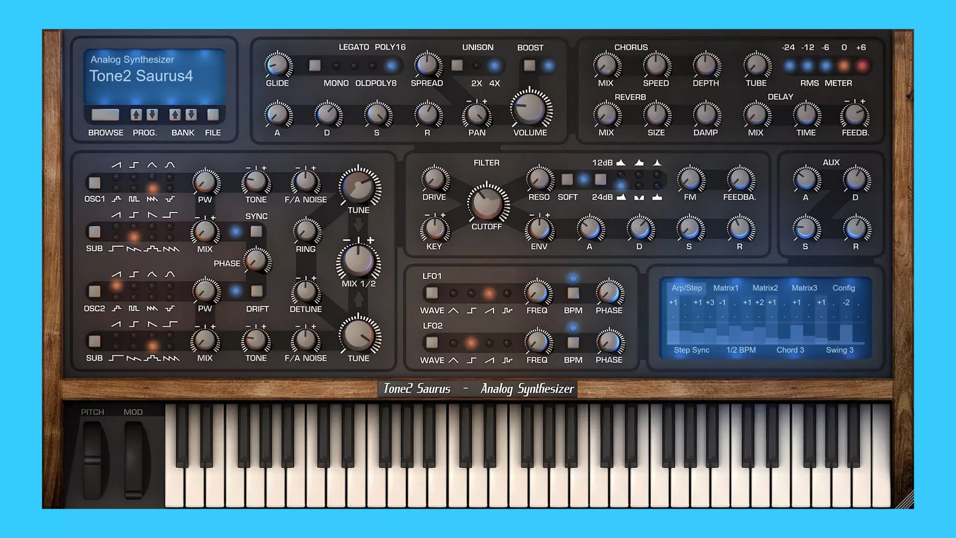 Tone2 – Saurus 4 v4.0.2 STANDALONE, VSTi, VST3i x64