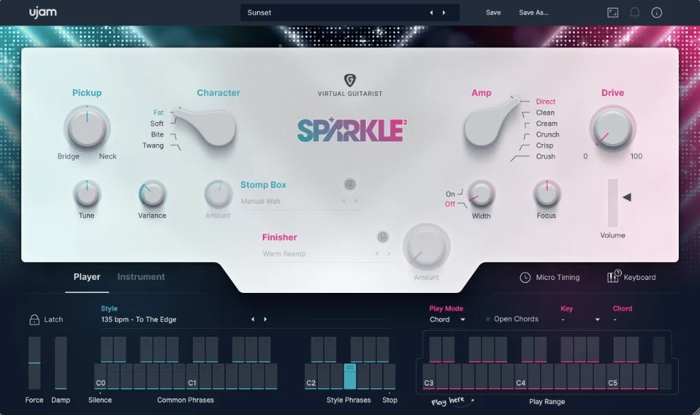 uJAM – Virtual Guitarist SPARKLE v2.1.0 VSTi, VSTi3, AAX, AU WIN.OSX x64