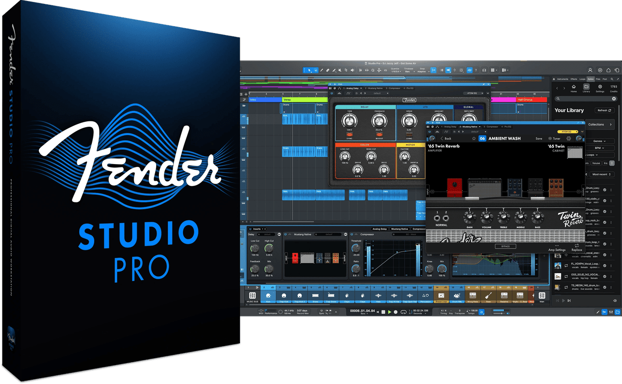 Fender – Studio Pro 8 v8.0.2 DAW