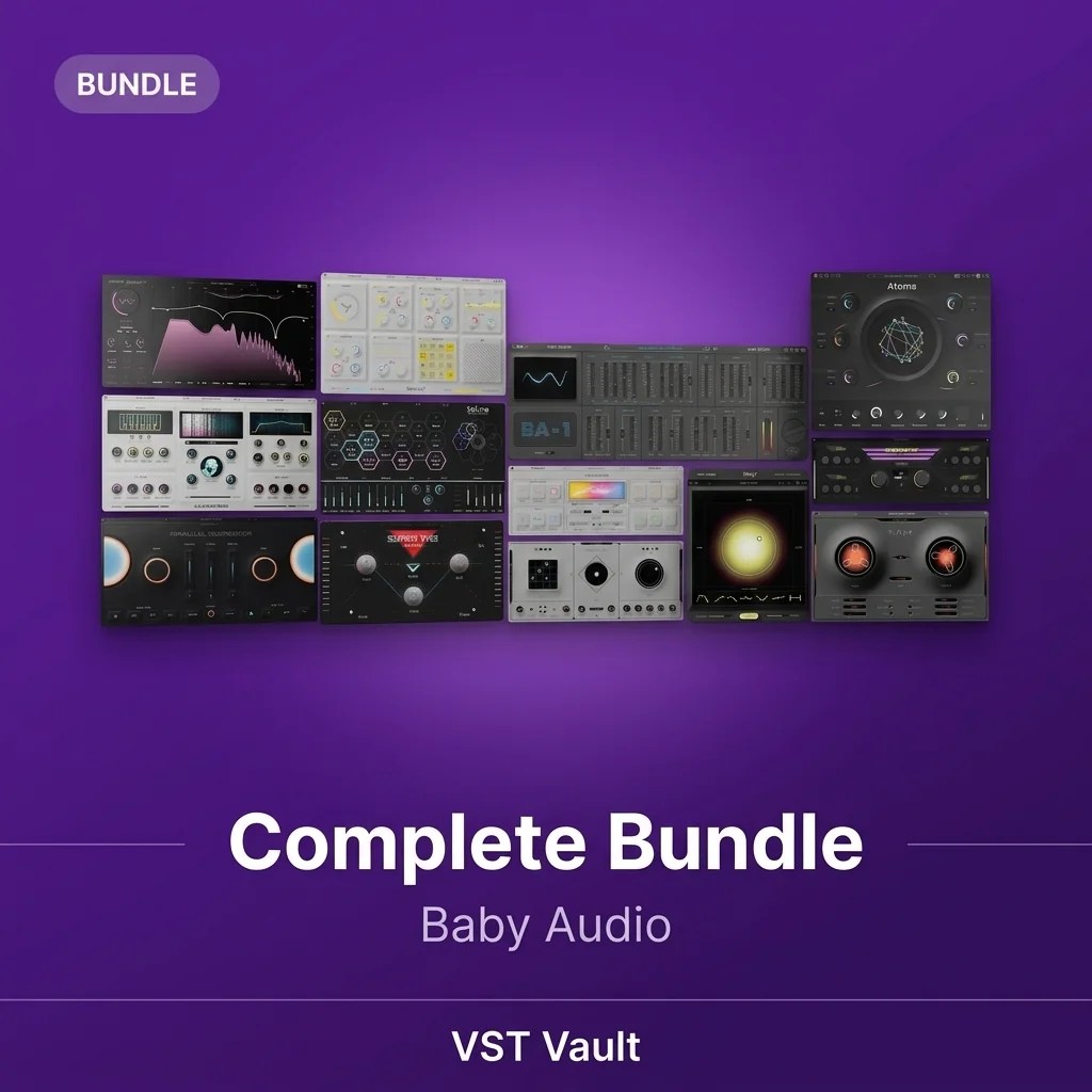 Baby Audio Complete Bundle product card with the full effects and instruments collection artwork