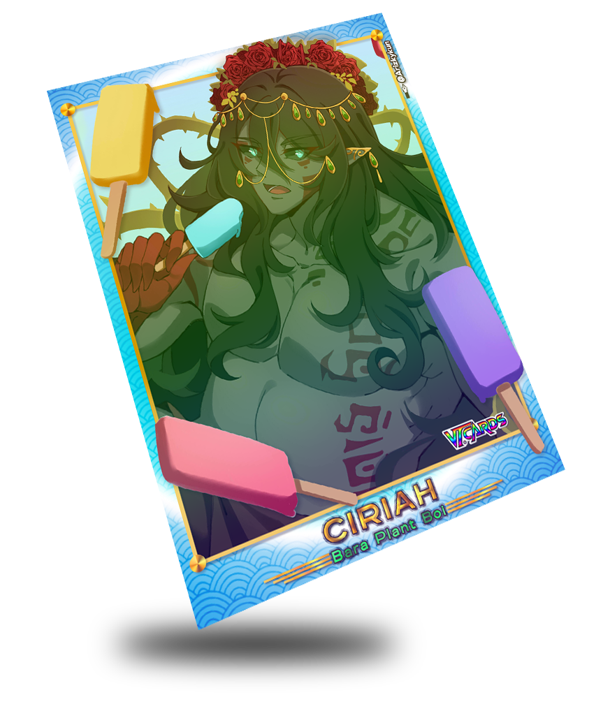 Ciriah VT Summer Time Trading Card