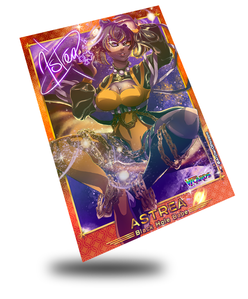 Astrea The Black Hole Babe, Vtuber Trading Card