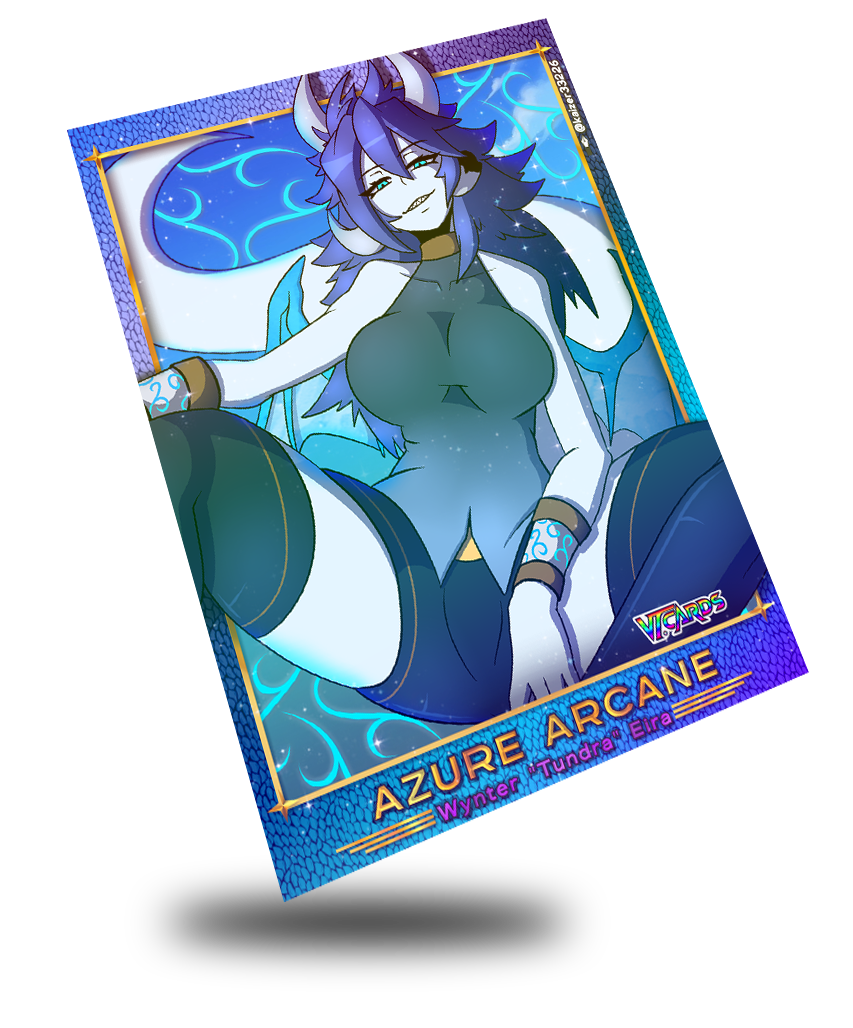 Azure Arcane, Divine Dragon Trading Card