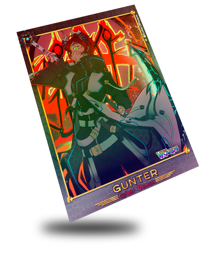Gunter Cyber Demon, Vtuber Trading Card