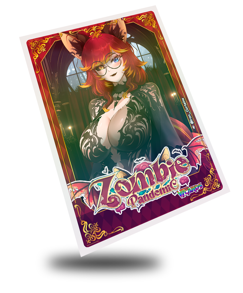 ZombiePandemic Regal Zombie Queen, Vtuber Trading Card